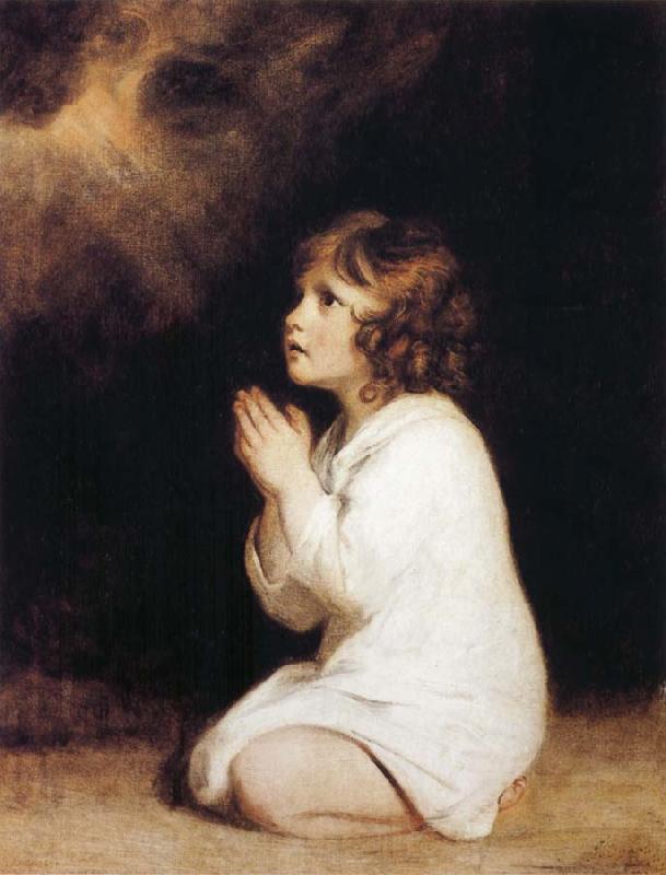 Sir Joshua Reynolds The Infant Samuel Spain oil painting art